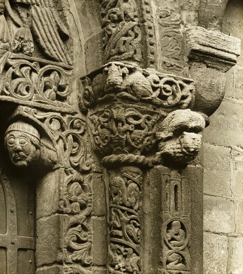 Ely Cathedral: Prior's Doors: Calilals West Side, c. 1891. Creator: Frederick Henry Evans.