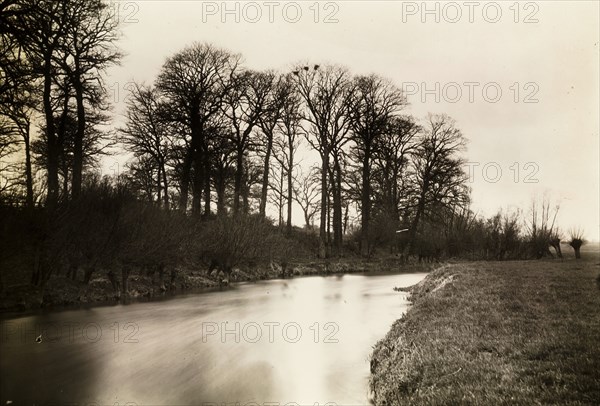 Kelmscott Manot: The Thames Near the Manor, 1896. Creator: Frederick Henry Evans.