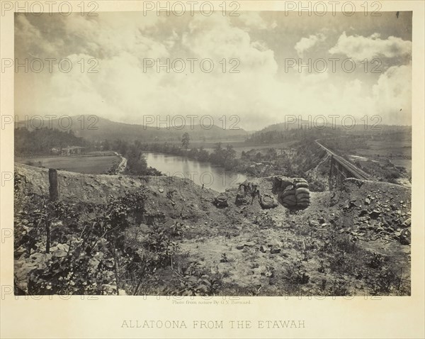 Allatoona from the Etawah, 1866. Creator: George N. Barnard.