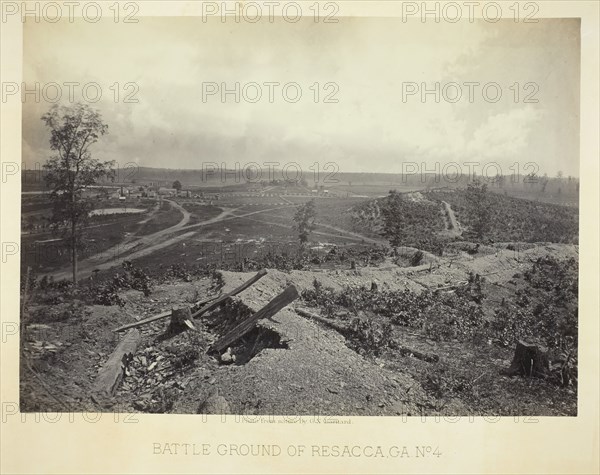 Battle Ground of Resacca, GA, No. 4, 1866. Creator: George N. Barnard.