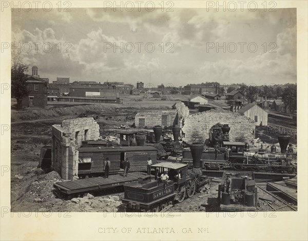 City of Atlanta, GA, No. 1, 1866. Creator: George N. Barnard.
