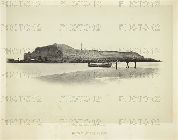 Fort Sumpter, 1865/66. Creator: George N. Barnard.