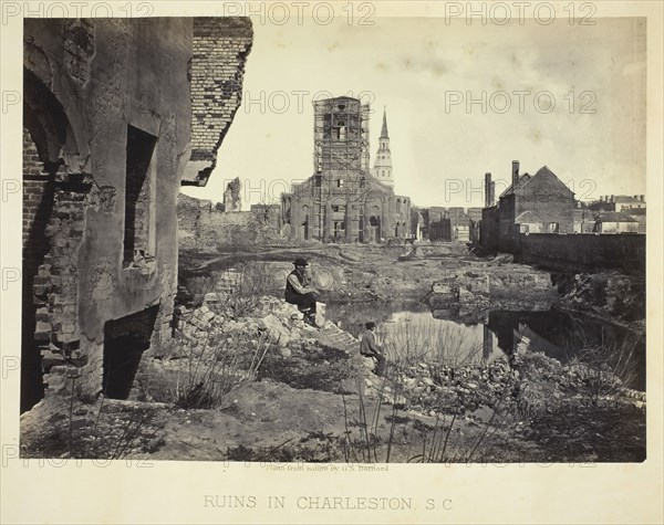 Ruins in Charleston, S.C., 1865/66. Creator: George N. Barnard.