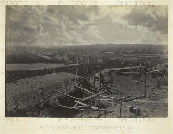 South Bank of the Chattahoochie, Ga., 1866. Creator: George N. Barnard.