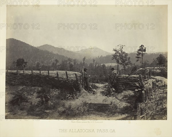 The Allatoona Pass, GA, 1866. Creator: George N. Barnard.