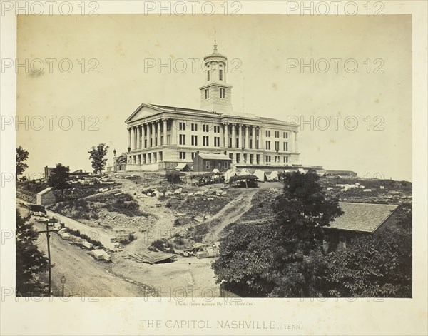 The Capitol, Nashville, Tennessee, 1864. Creator: George N. Barnard.