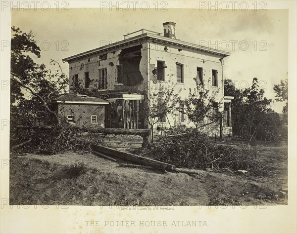 The Potter House Atlanta, 1864. Creator: George N. Barnard.