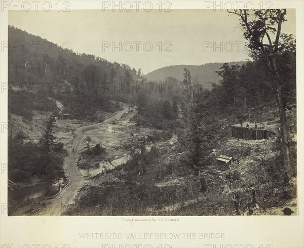 Whiteside Valley below the Bridge, 1864. Creator: George N. Barnard.