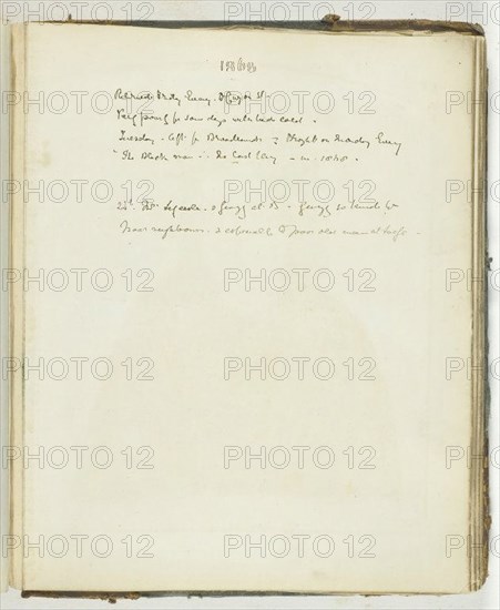 Untitled [page of text relating to Broadlands], 1868. Creator: Georgina Cowper.