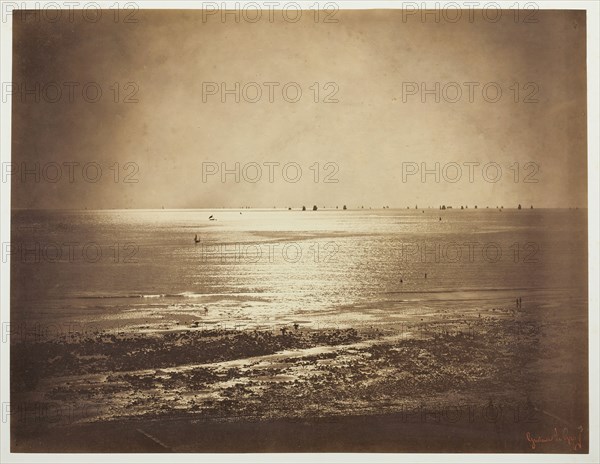 Seascape, Normandy, 1856/57. Creator: Gustave Le Gray.