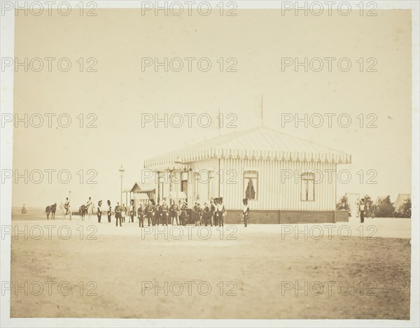 Untitled [officers and dignitaries], 1857.  Creator: Gustave Le Gray.