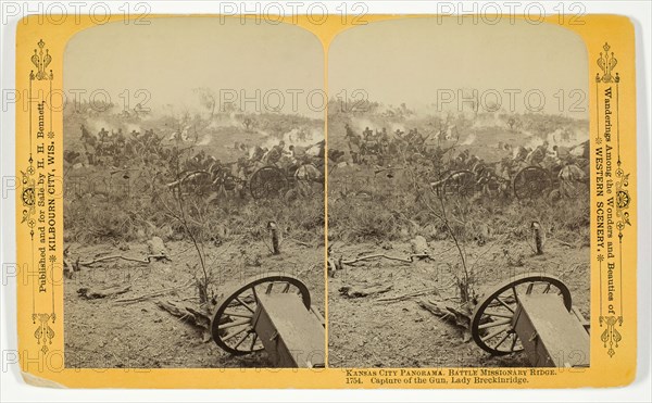 Capture of the Gun, Lady Breckinridge, 1889. Creator: Henry Hamilton Bennett.