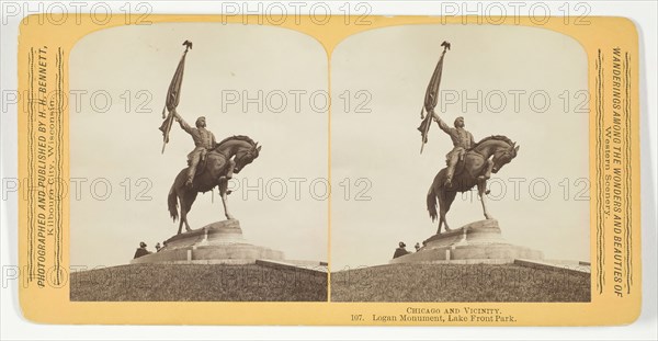 Logan Monument, Lake Front Park, 1887/93. Creator: Henry Hamilton Bennett.