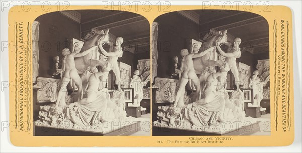The Farnese Bull; Art Institute, 1893. Creator: Henry Hamilton Bennett.