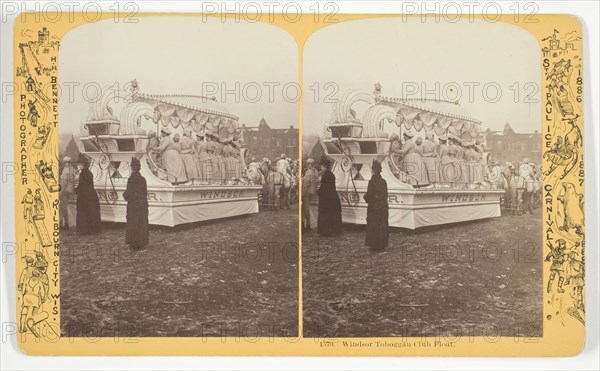 Windsor Toboggan Club Float, 1886/88. Creator: Henry Hamilton Bennett.