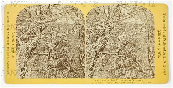 A Winter's Morning. Among the Boughs, 1870/1908. Creator: Henry Hamilton Bennett.