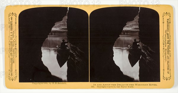 Skylight Cave in the Navy Yard, 1903. Creator: Henry Hamilton Bennett.