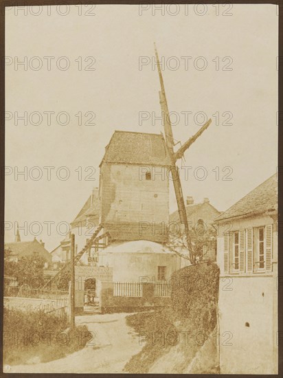 Moulin de la Galette (Montmartre), 1842. Creator: Hippolyte Bayard.