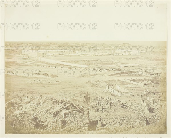 View of Sebastopol taken from the Malakoff, 1855. Creator: James Robertson.