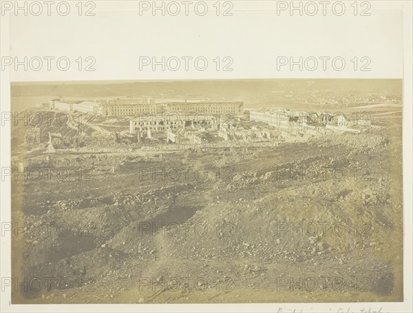 Buildings in Sebastopol, View Taken from the Redan, 1855. Creator: James Robertson.