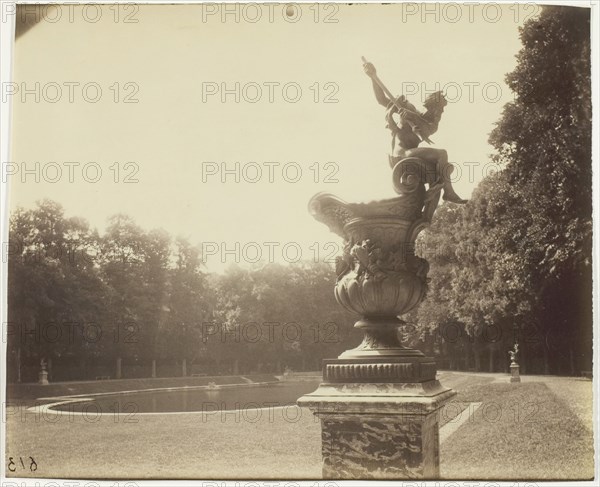 Versailles, Grand Trianon (Vase par Le Lorrain), 1901. Creator: Eugene Atget.