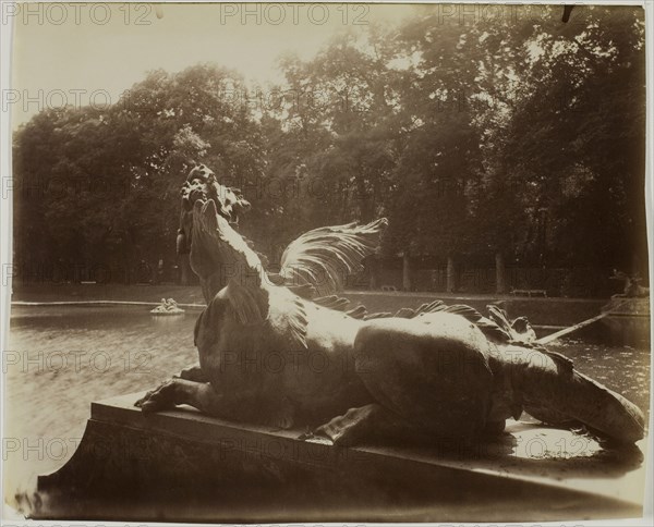 Versailles, Grand Trianon, Dragon par Hardy, 1901. Creator: Eugene Atget.