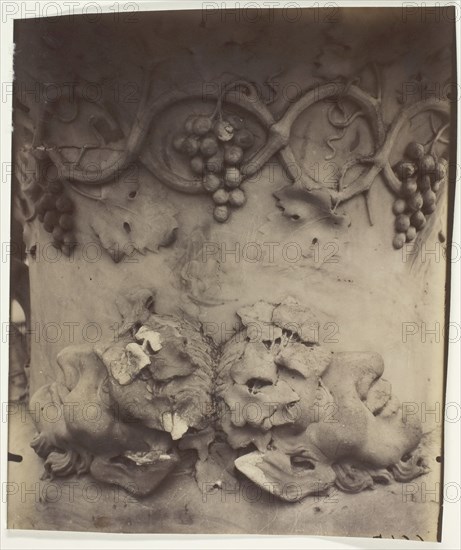 Versailles, Vase (Detail), 1906. Creator: Eugene Atget.