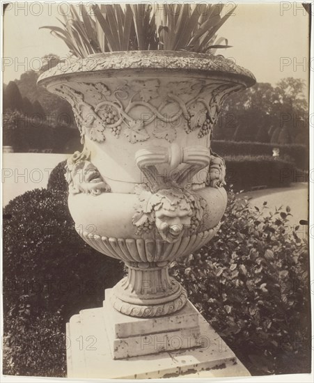 Versailles, Vase, 1905. Creator: Eugene Atget.