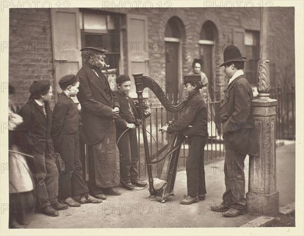 Halian Street Musicians, 1881. Creator: John Thomson.