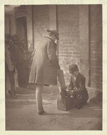 The Independent Shoe-Black, 1881. Creator: John Thomson.