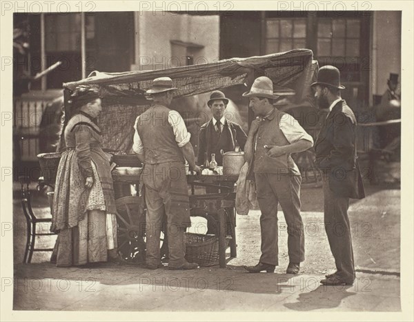 The Seller of Shell-Fish, 1881. Creator: John Thomson.