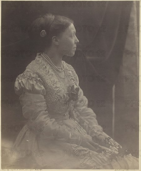 Anne Thackeray Ritchie, May 1870. Creator: Julia Margaret Cameron.
