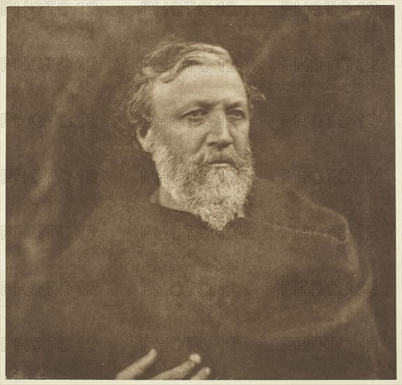 Robert Browning, 1865, printed 1875. Creator: Julia Margaret Cameron.