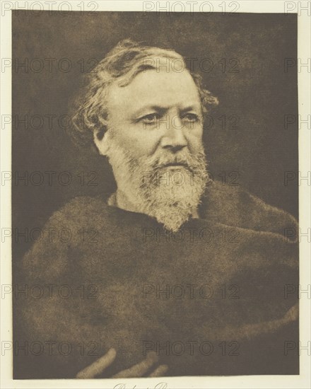 Robert Browning, 1865, printed c. 1893. Creator: Julia Margaret Cameron.