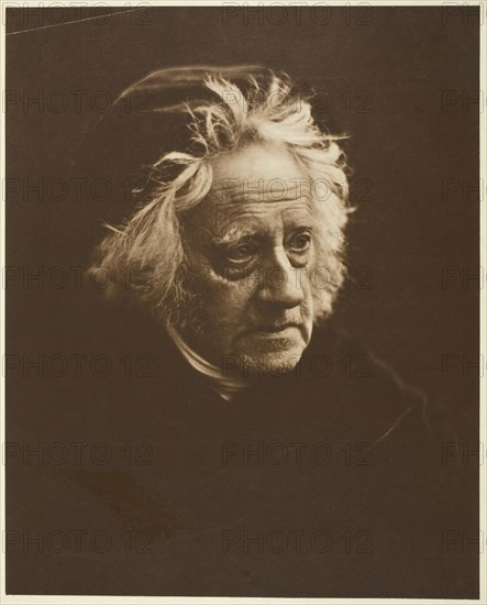 Sir John Herschel, 1867, printed 1875. Creator: Julia Margaret Cameron.