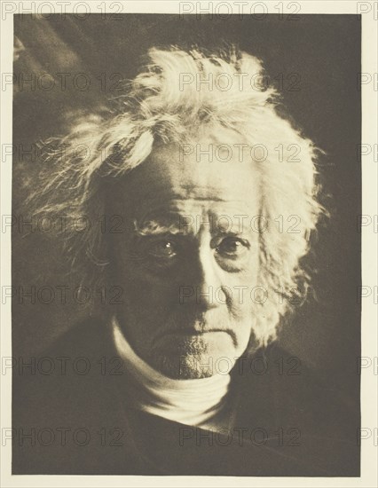 Sir John Herschel, 1867, printed October 1890. Creator: Julia Margaret Cameron.