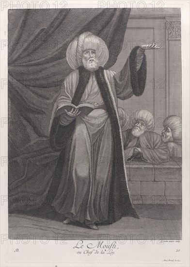 Le Moufti, ou Chef de la Loy, 1714-15. Creator: Unknown.