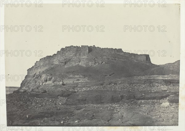 Forteress D'Ibrym (Ancienne Premmis), Vue Prise Au Sud; Nubie, 1849/51, printed 1852. Creator: Maxime du Camp.