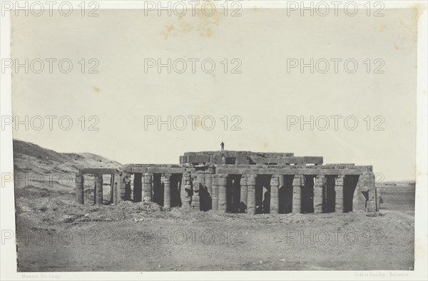 Gournah, Tombeau d'Osymandias; Thèbes, 1849/51, printed 1852. Creator: Maxime du Camp.