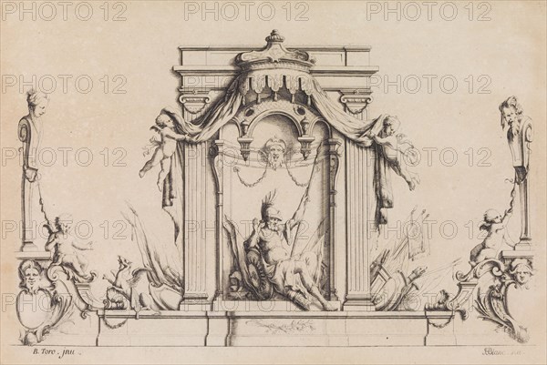 Desseins a Plusieurs Usages Inventés par M. B. Toro, 1718 or after., 1718 or after. Creator: Jean Bernard Toro.