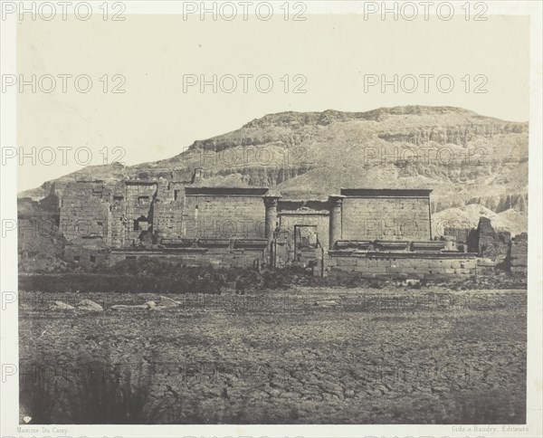 Médinet-Habou,Vue Générale des Rines, Thèbes, 1849/51, printed 1852. Creator: Maxime du Camp.