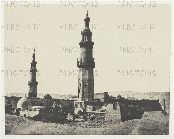 Mosquée d'Aly-Bey, Girgeh, Haute-Egypte, 1849/51, printed 1852. Creator: Maxime du Camp.