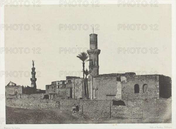 Mosquée près de Bab-el-Saïda, Le Kaire, 1849/51, printed 1852. Creator: Maxime du Camp.