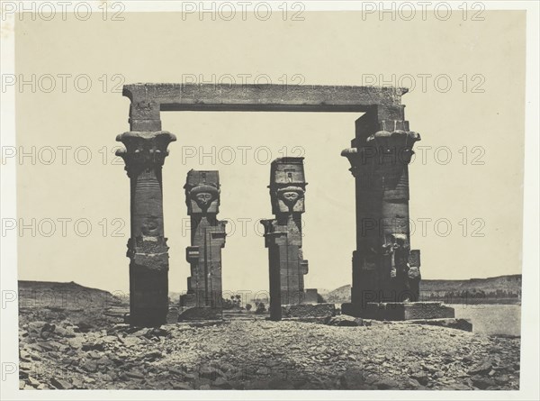 Temple de Kardassy, Nubie, 1849/51, printed 1852. Creator: Maxime du Camp.