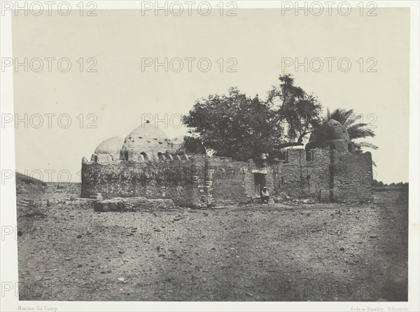 Tombeau de Cidi-Abdellah-el-Marabout, Haute-Egypte, 1849/51, printed 1852. Creator: Maxime du Camp.