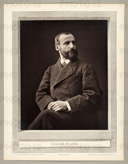 Francis Planté (French pianist, 1839-1934), 1865/73. Creator: Nadar.