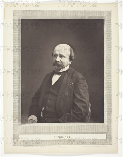 Gondinet, 1853/76. Creator: Nadar.