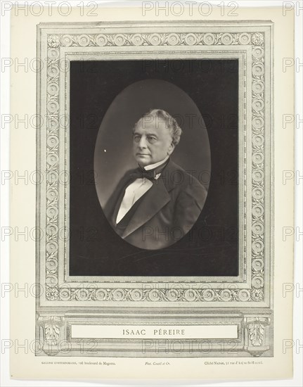 Isaac Péreire, c. 1853/76. Creator: Nadar.