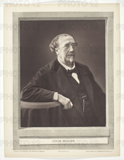 Louis Figuier, 1853/77. Creator: Nadar.