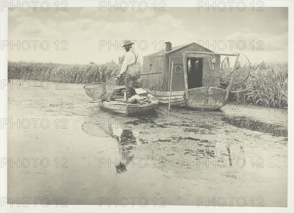 An Eel-Catcher's Home, 1886. Creator: Peter Henry Emerson.